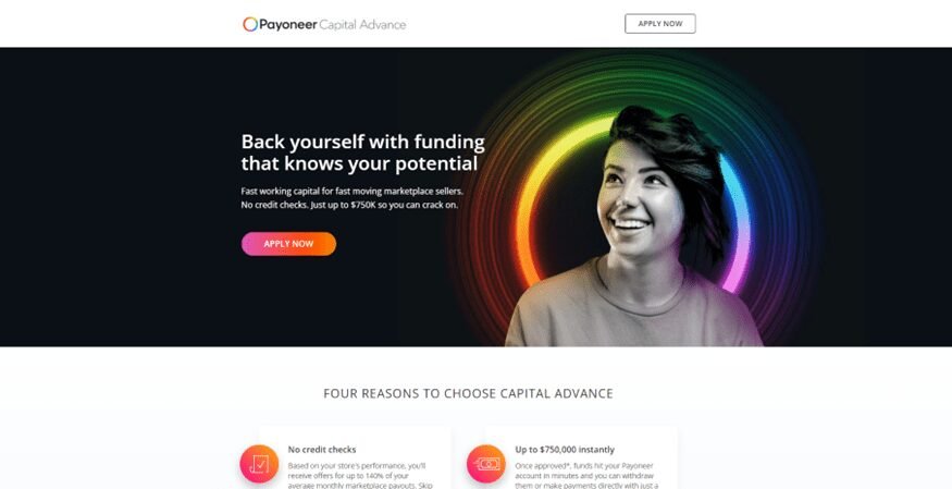 Anticipo de capital de Payoneer