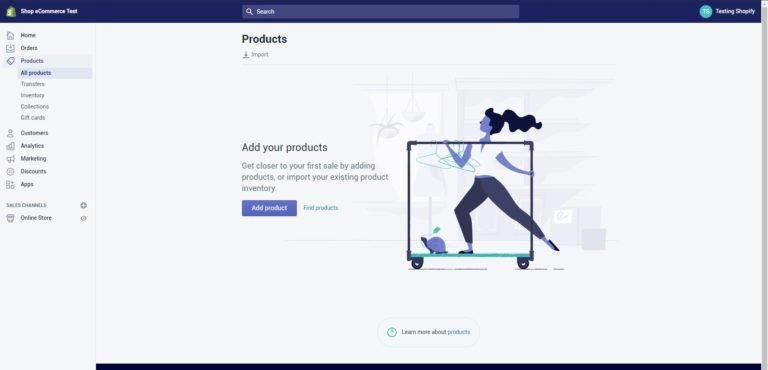 Ajoutez vos produits à Shopify