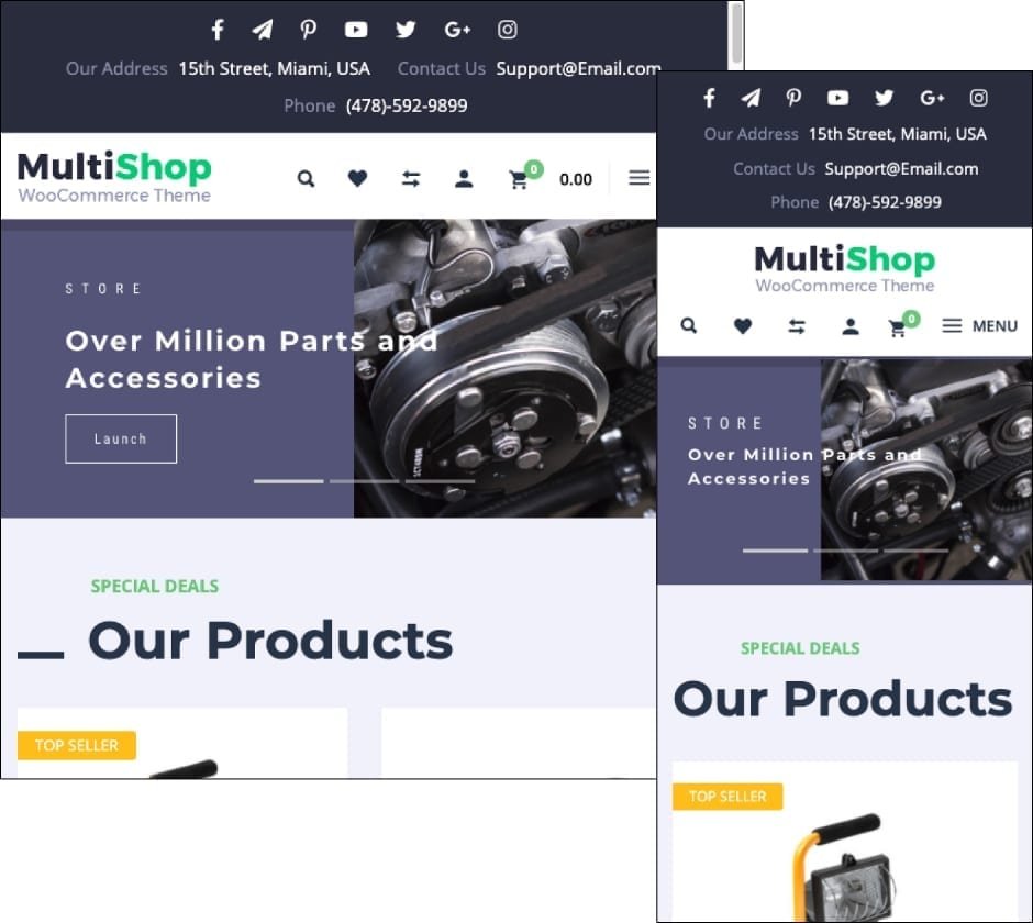 MultiShop Theme