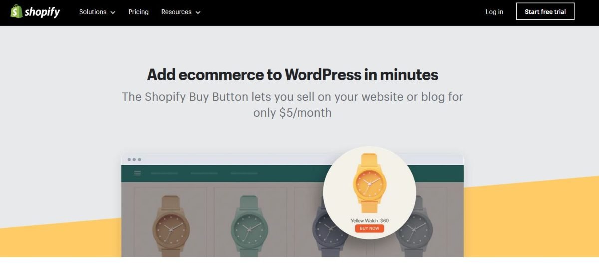 shopify pour wordpress