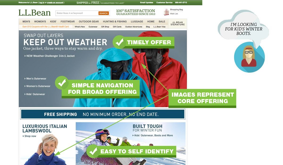 UX-Best-Practices-LL-Bean-Inicio