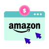 Página de servicio de comercio electrónico Amazon PPC