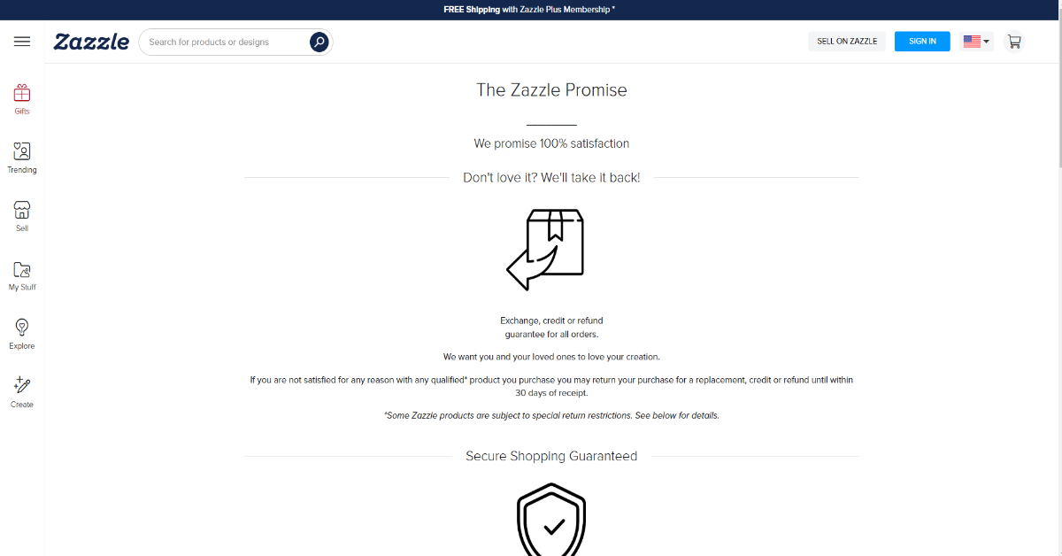 Zazzle Refund Policy